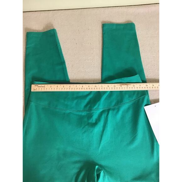 Women With Control Waist Control Pants Sz. Lrg Tall Green NWT Slimming Pants - Picture 5 of 12